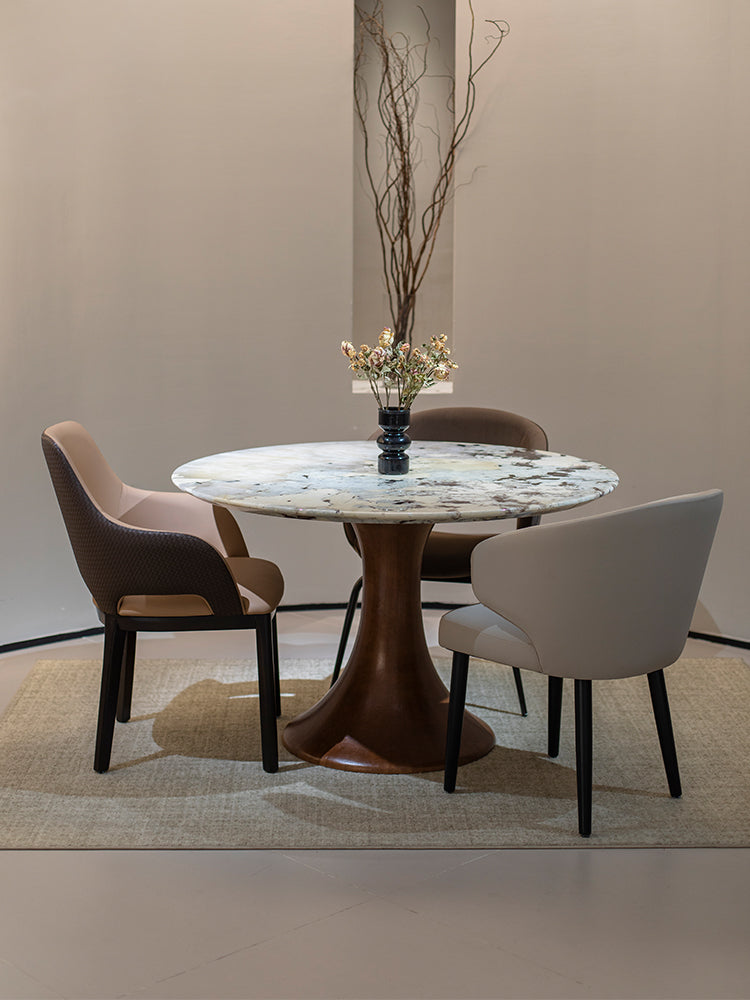 Pandora Marble Round Dining Table