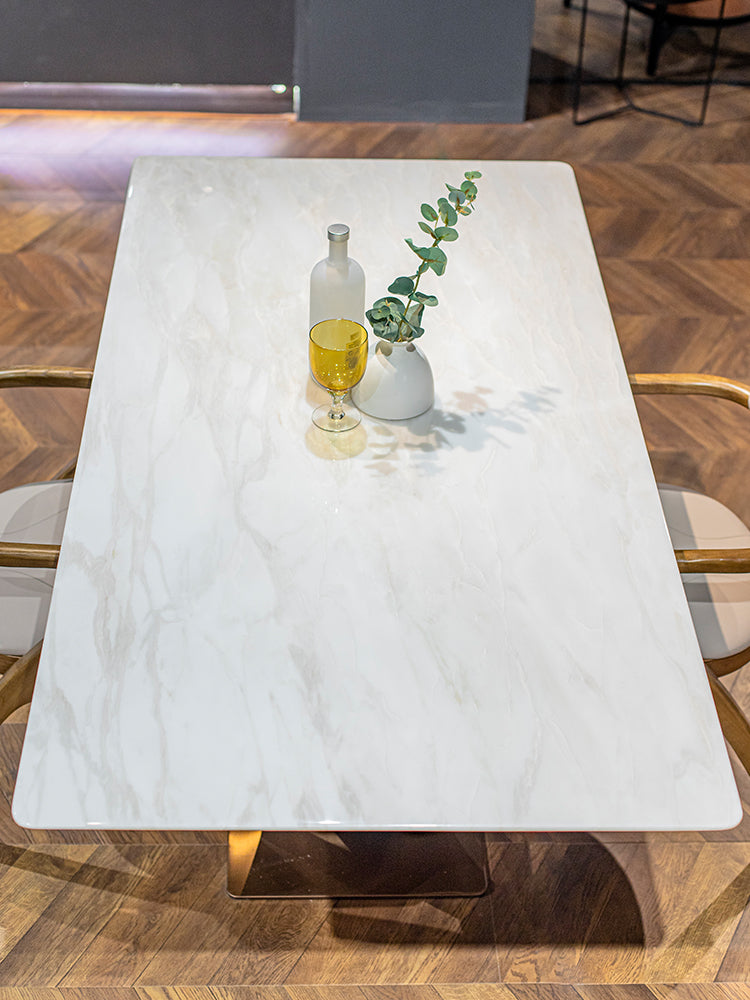 Kari Lce Jade Marble Dining Table