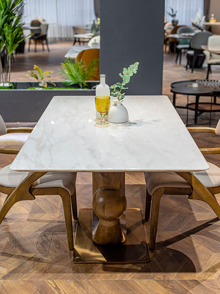 Kari Lce Jade Marble Dining Table