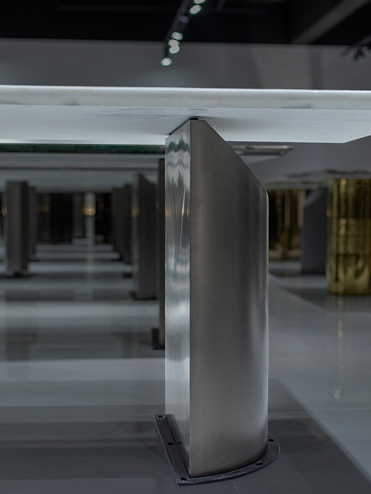 Palissandro White Marble Dining Table