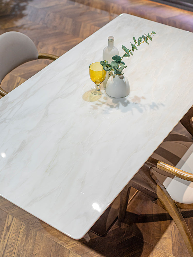 Kari Lce Jade Marble Dining Table