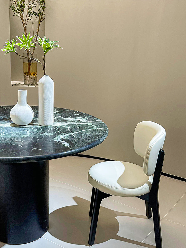 Prada Green Marble Round Dining Table