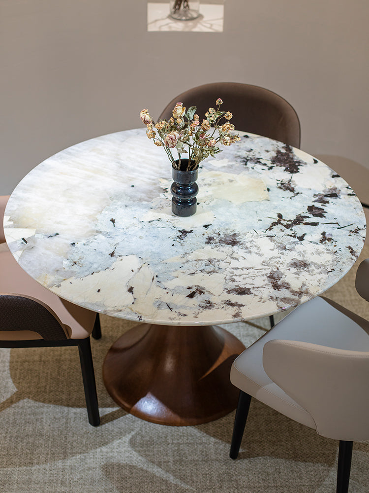 Pandora Marble Round Dining Table
