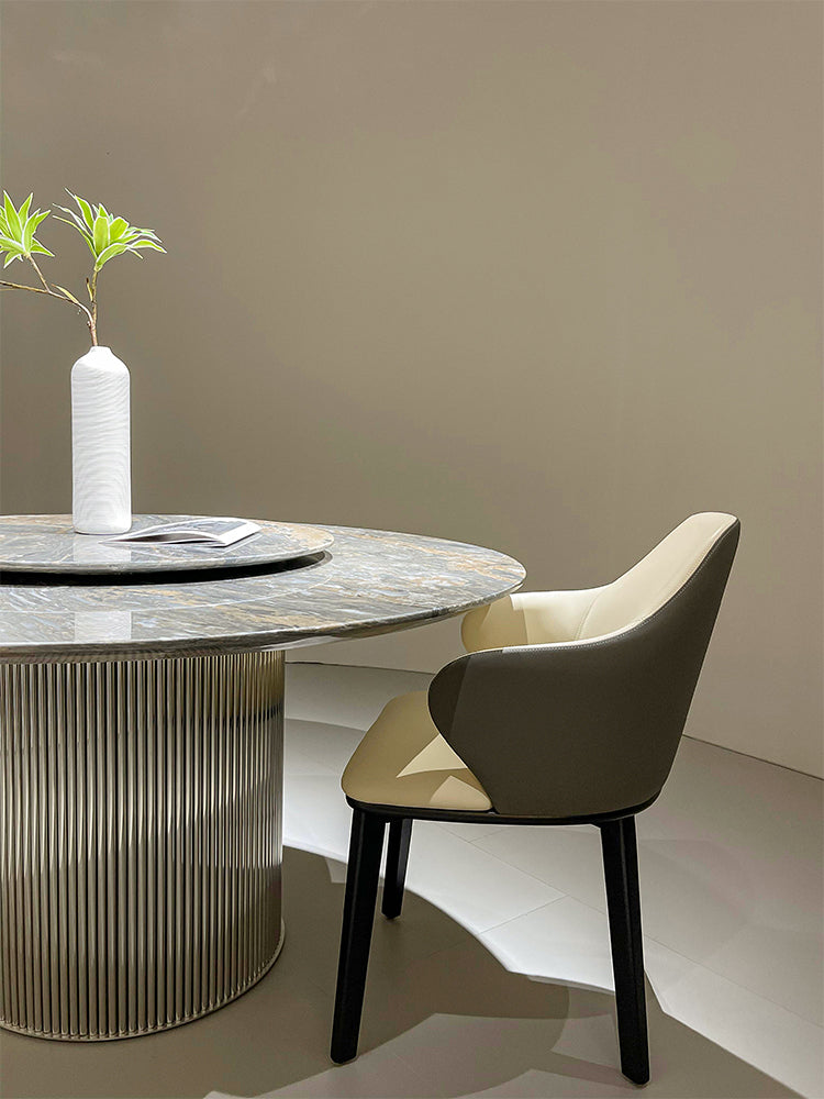 Palissandro Blue Marble Round Dining Table