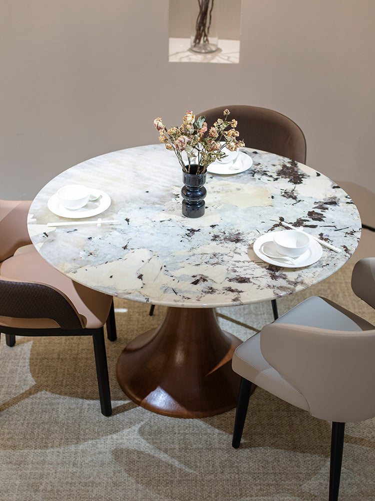 Pandora Marble Round Dining Table