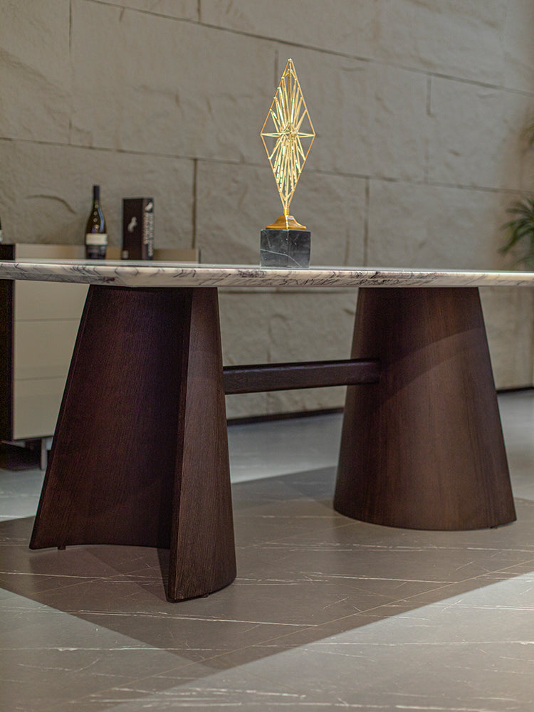 Milas Lilac Marble Dining Table