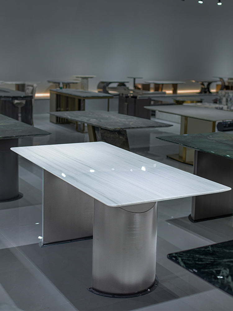Palissandro White Marble Dining Table