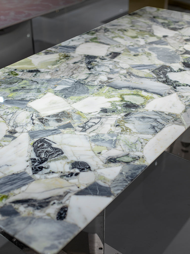 Cold Emerald Marble Dining Table