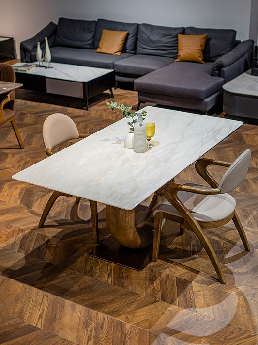 Kari Lce Jade Marble Dining Table