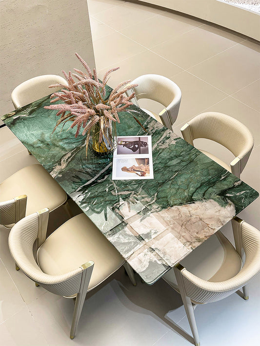 Patagonia Green Marble Dining Table