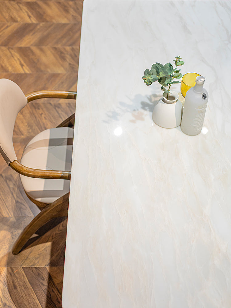 Kari Lce Jade Marble Dining Table