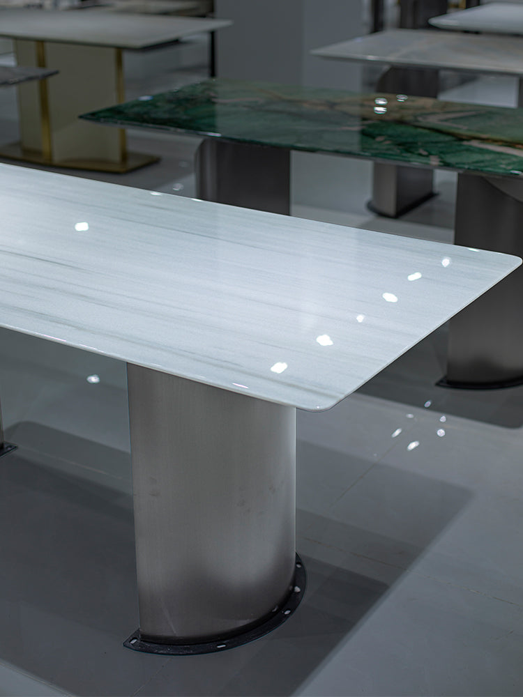 Palissandro White Marble Dining Table