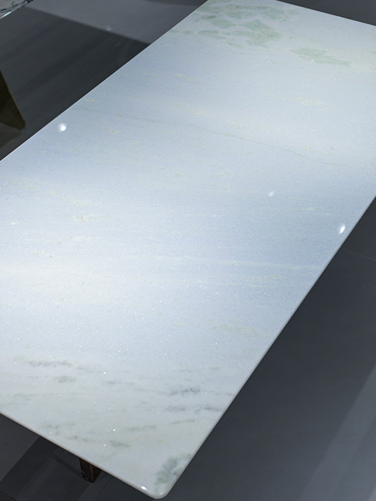 Blue Sky White Cloud Marble Dining Table