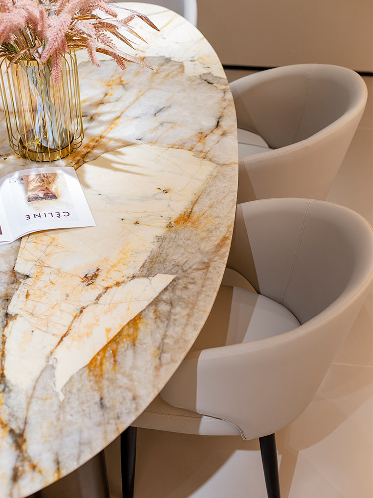 Pandora Water Drop Marble Dining Table